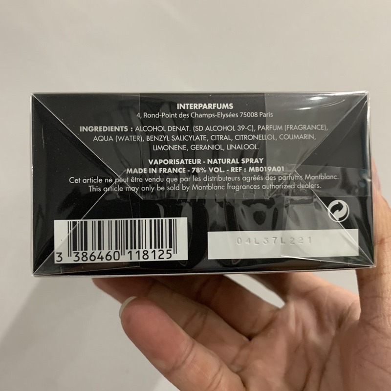 Nước hoa Mont Blanc Legend EDP 100ml 100ml full seal