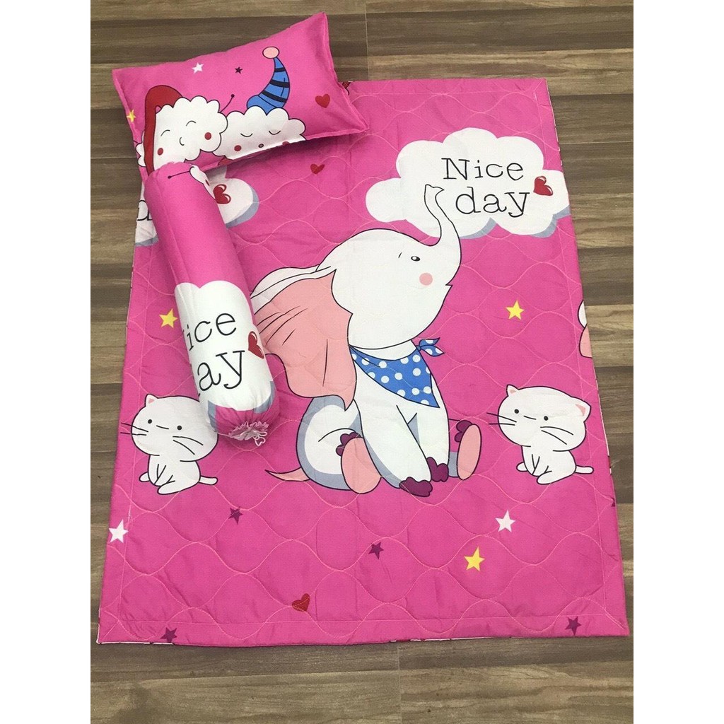 Set chăn gối cho bé Baby 5 món 💫 LOẠI 1 💫 GỐI NỆM CHO BÉ ĐI HỌC MẪU GIÁO