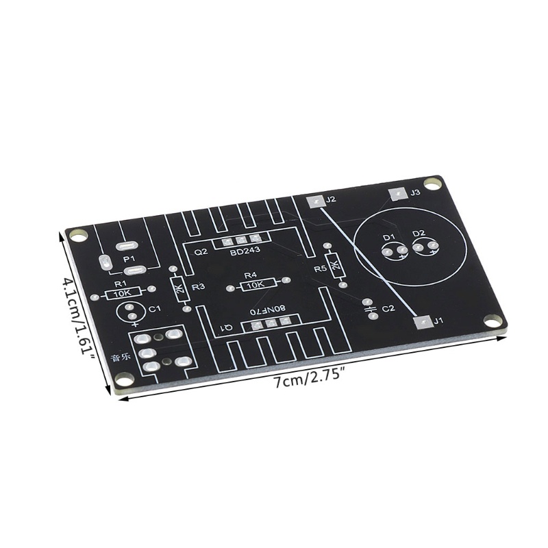 Bộ cuộn dây tesla mini truyền âm thanh không dây DIY