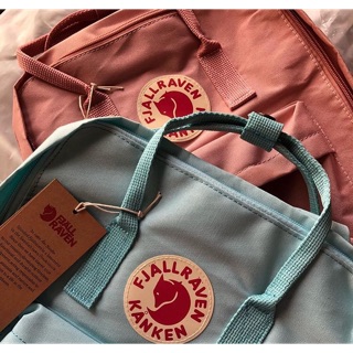 Balo kanken classic hồng / skyblue