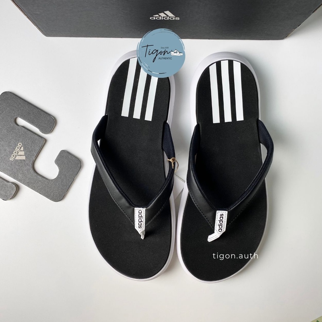 Dép Xỏ Ngón Adidas Chính Hãng , Dép Kẹp Adidas Comfort Flipflops Chất Liệu Da Cao Su Cao Cấp Thiết Kế Trẻ Trung Đơn Giản