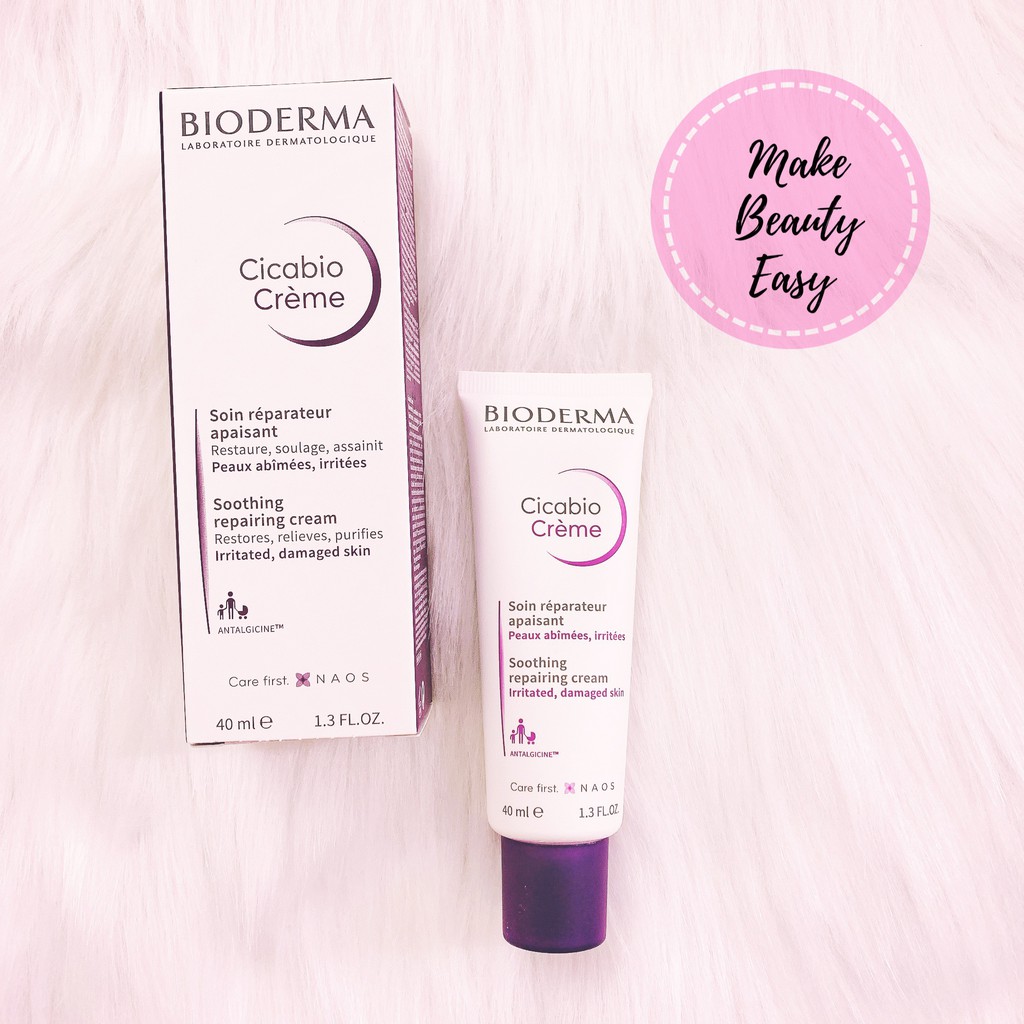 Kem Dưỡng Bioderma Cicabio Creme Hỗ Trợ Phục Hồi Và Làm Dịu Da 40ml, 100ml