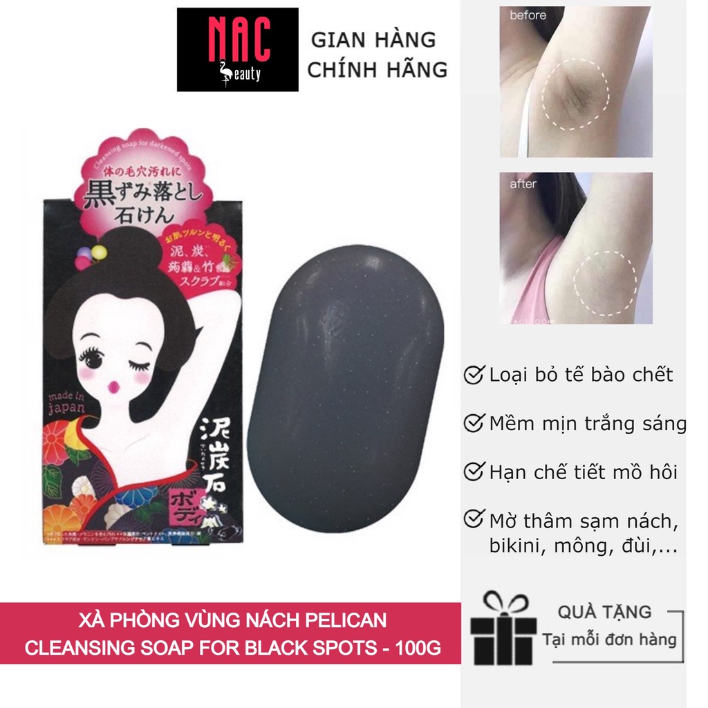 Xà Phòng Vùng Nách Pelican Cleansing Soap For Black Spots (100g)