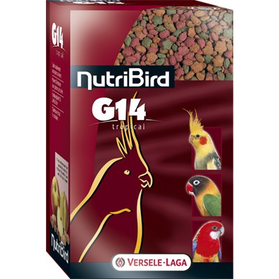 Hỗn Hợp Trái Cây Dành Cho Vẹt Xám, Cookatiel, Macaw - Versele-Laga NutriBird G14 Lợi Đường Ruột Gói 100g-500g