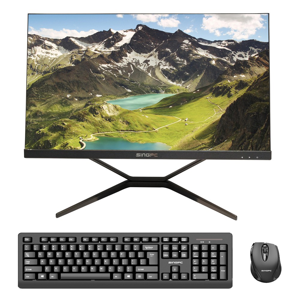 Máy tính All In One SingPC M22i3982 (Intel i3-9100, 8GB, SSD 256GB, 21.5" Full HD IPS, LAN, WiFi, Bluetooth, Loa) | BigBuy360 - bigbuy360.vn