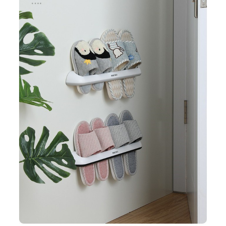 Kệ Để Dép Treo Khăn Nhà Tắm OENON Cao Cấp Dán Tường Chịu Lực Tốt