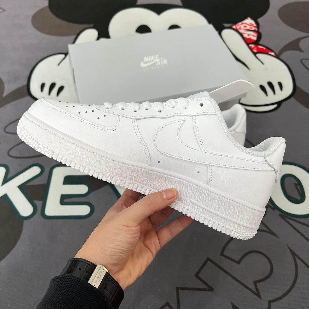 Giày Nike Air Force 1 AF1 Trắng, giày sneaker trắng nam nữ Cao Cấp full phụ kiện tặng kèm box bảo vệ