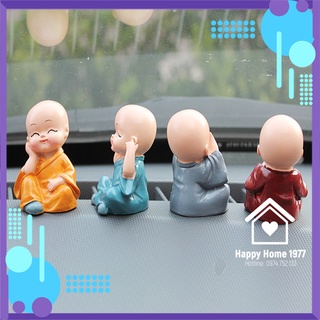 [HSP126][Rẻ vô địch] Bộ tượng 4 chú tiểu Tứ không - Bộ 4 tượng chủ tiểu Happy Home 1977