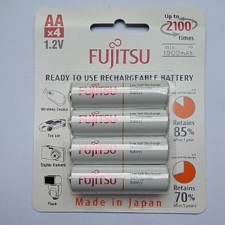 Pin AA Fujitsu 1900mah tặng hộp đựng pin