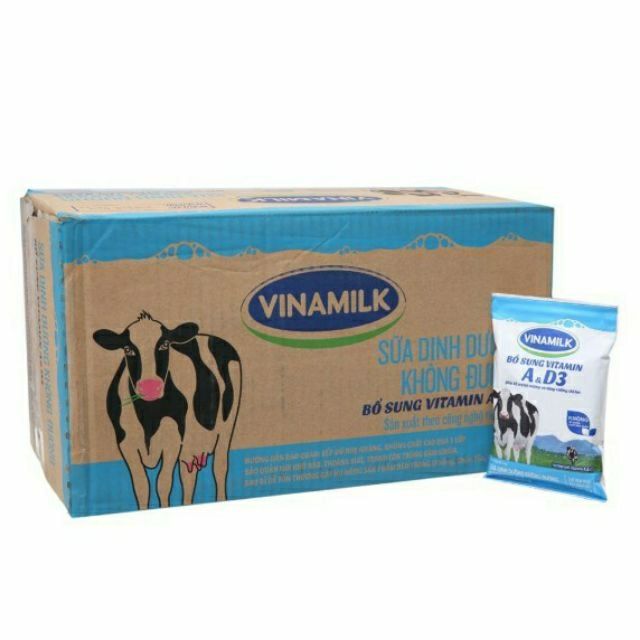 1 thùng sữa bịch vinamilk 48 bịch 220ml