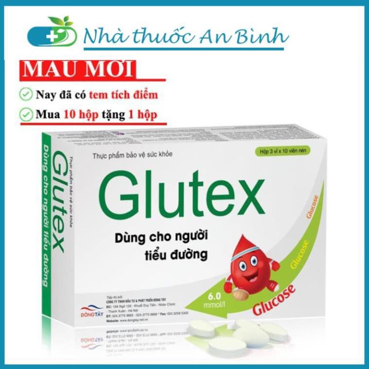✅ (CHÍNH HÃNG) GLUTEX - Hỗ trợ hạ đường huyết, điều trị và ngăn ngừa biến chứng tiểu đường, đái tháo đường, mỡ máu cao