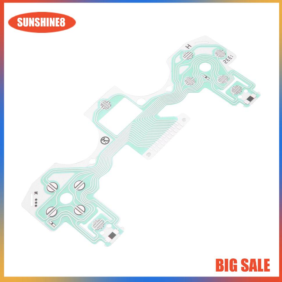 【SUN】Conductive Film Replacement Controller Button Ribbon Circuit Board For PS4