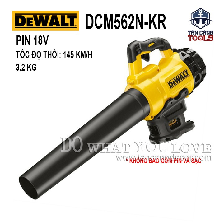 Máy Thổi Bụi Dùng Pin DeWalt 18V DCM562N-KR ( Thân Máy )