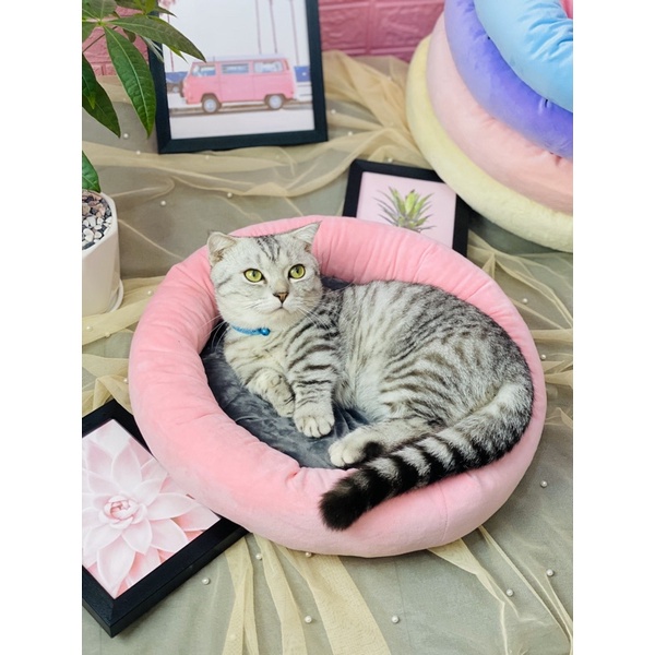 Ổ Nệm Tròn Êm Ái Cho Chó Mèo