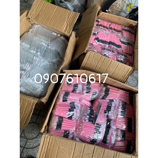 Sỉ 1000 Cọ quét mặt nạ hồng &amp; trắng