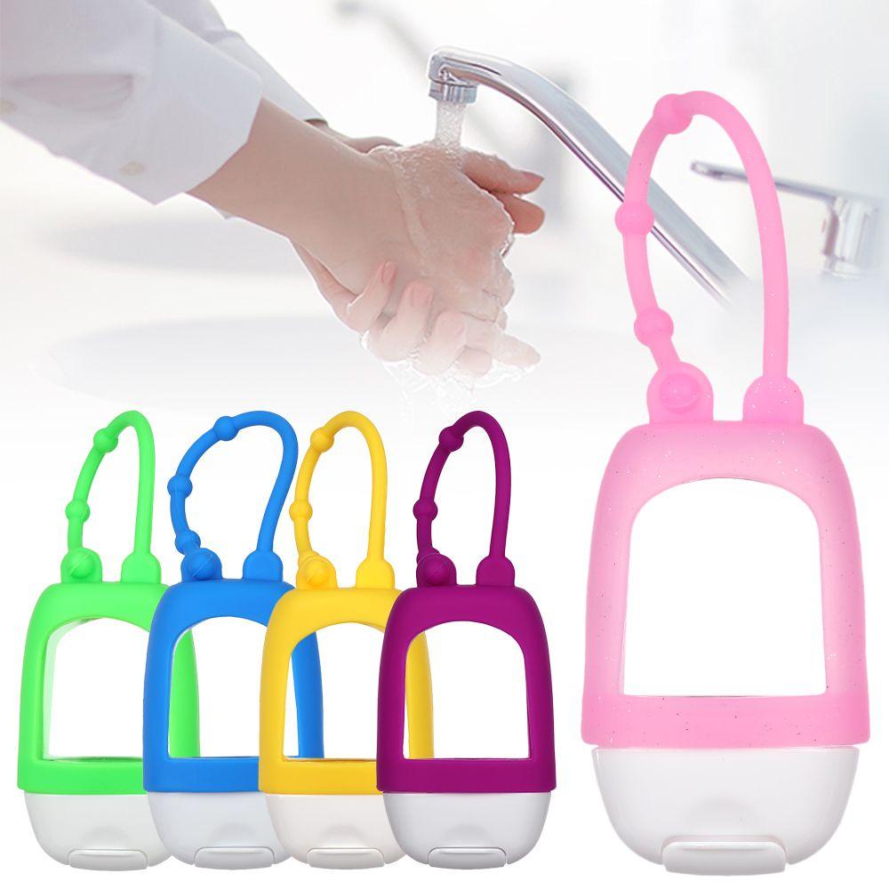 MELODG Giá Đỡ Chai Nước Rửa Tay Bằng Silicon Có Thể Bơm Đầy Tiện Lợi Dành Cho Đi