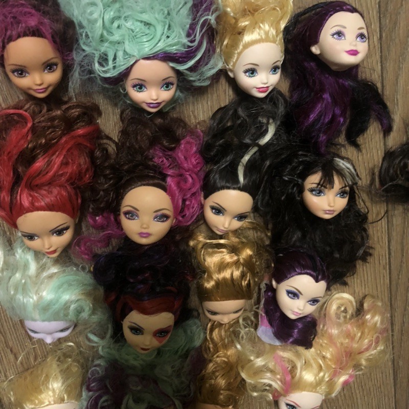 B8B- Đầu head búp bê ever after high