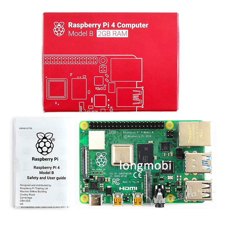 Raspberry Pi 4 Model B 2GB DDR4 | Made in the UK | Model 2020