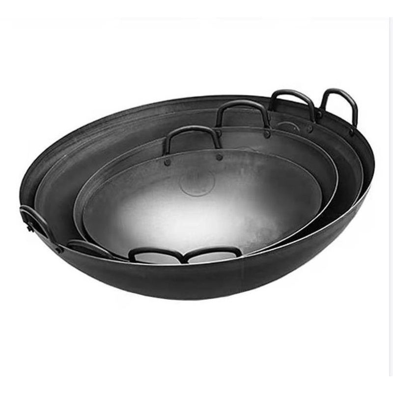 Chảo thép cabon,  chống dính,xào, rán  rang ,2 quai