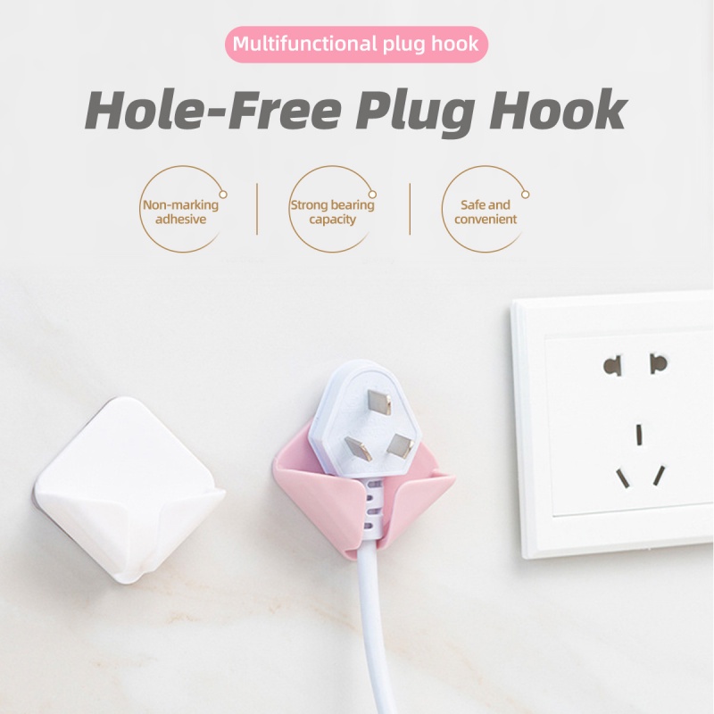 Giá đỡ phích cắm HDOORLINK thiết kế gắn tường tiện dụng cho gia đình/ văn phòng