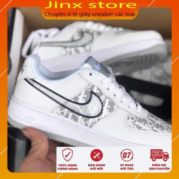 FALE Xả sale lớn nhất 12-12 Giày thể thao sneaker af1 kết hợp dio đế xám full size, full bill box hàng 1:1 ¹ new L !