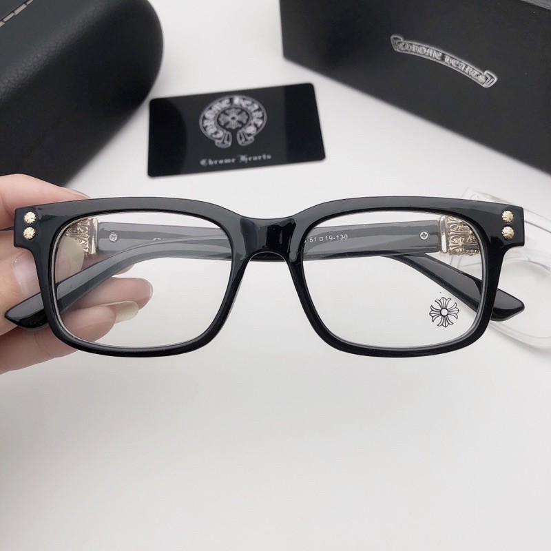 Gọng kính cận Chrome-Heart dáng vuông sang trọng cao cấp | BigBuy360 - bigbuy360.vn