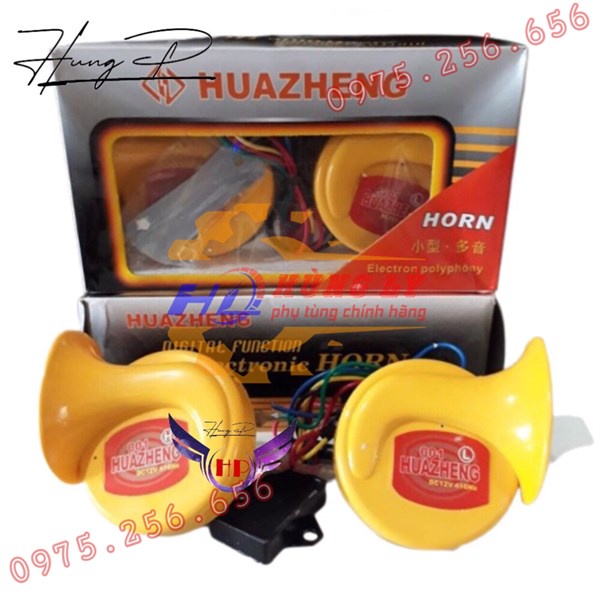 Phụ tùng hùng lỳ Còi ngân nhiều tiếng 12V-24V