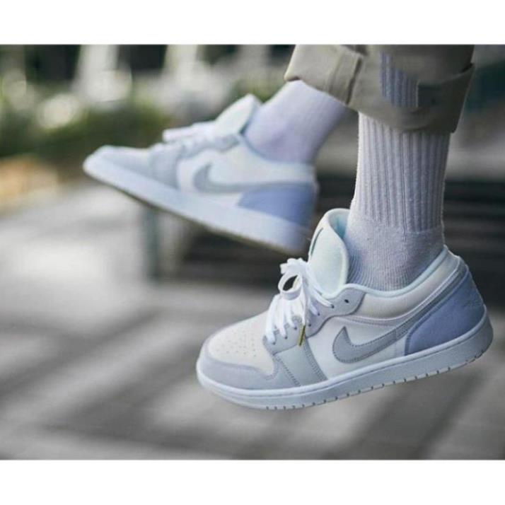 Giày sneaker 𝗔𝗶𝗿 𝗝𝗼𝗿𝗱𝗮𝗻 𝟭 cổ thấp XÁM XANH  , giày thể thao 𝑱𝒐𝒅𝒂𝒏 𝑱𝑫1 low paris