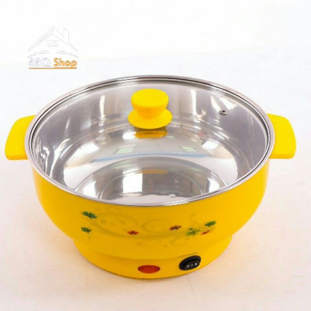 Nồi lẩu đa năng 2 trong 1 đường kính 26cm, Nồi lẩu điện mini