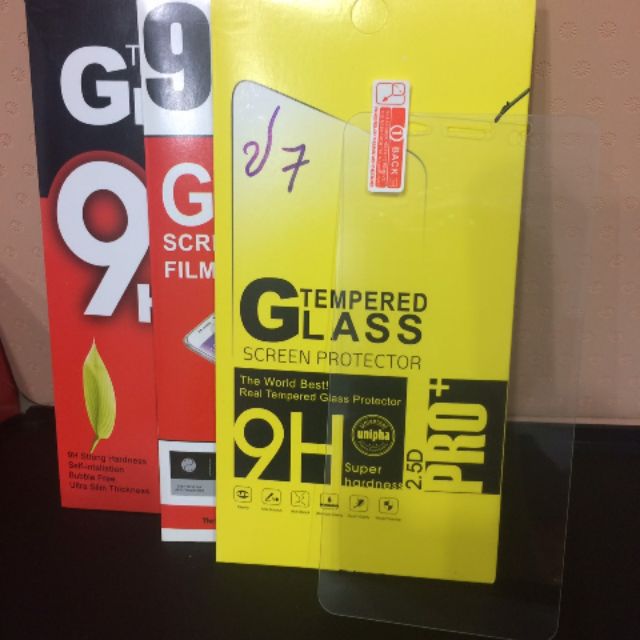 Bộ 3 kính cường lực cao cấp cho Vivo V7