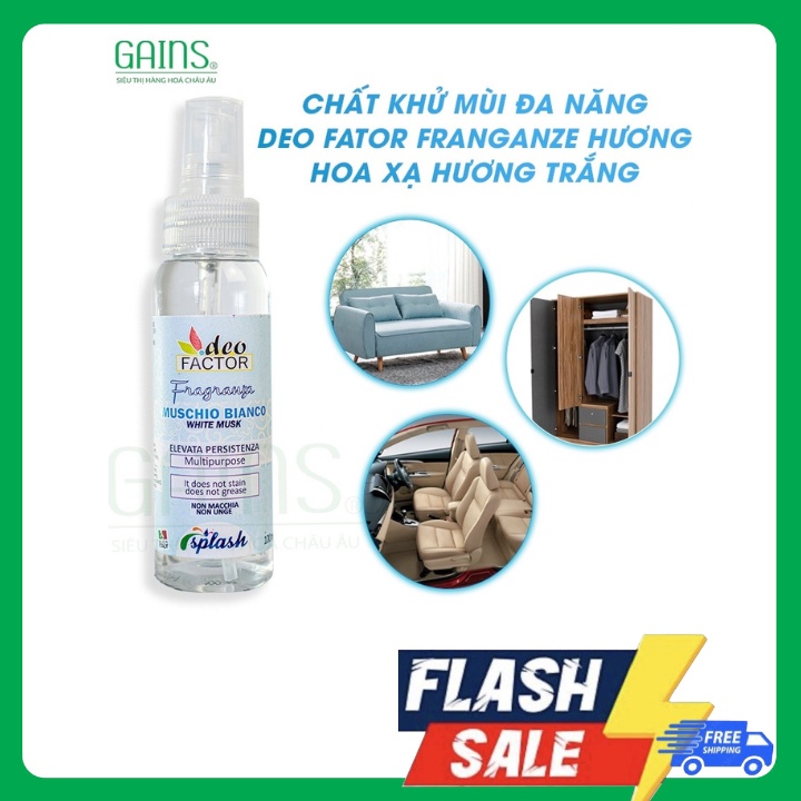 Chai Khử Mùi Xịt Thơm Quần Áo Deo Fator Franganze - Nước Hoa Đa Năng