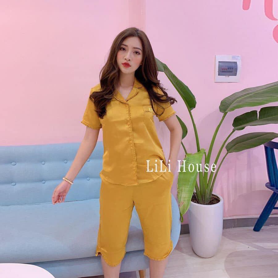Xả kho đồ bộ pijama - Đồ bộ ngủ pijama LỤA,bèo lửng siêu hot | BigBuy360 - bigbuy360.vn