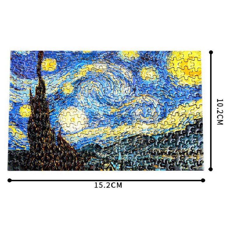 Bộ Đồ Chơi Xếp Hình Gồm 234 Mảnh Ghép Theo Chủ Đề Bức Tranh Van Gogh lego minecraft