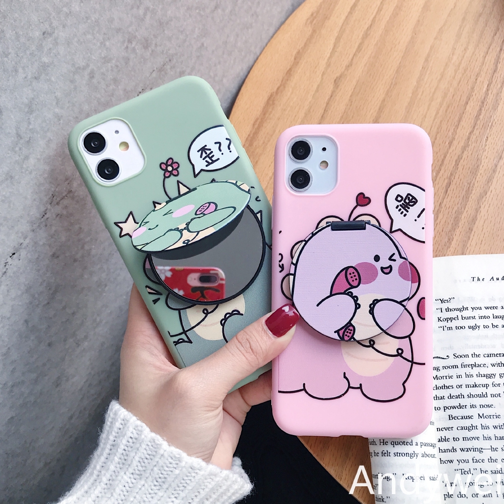 Ốp Lưng Hình Khủng Long Dễ Thương Cho Điện Thoại Oppo F9 A8 A3S A7 A5S F11 K3 Reno A37 A83 F5 A57 F1S F1Plus R9S