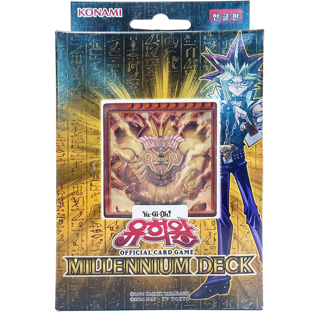 Yugioh cards Structure Deck OCG 40 Cards MILLENNIUM DECK Korea Version + 3pcs Premium Card Sleeve