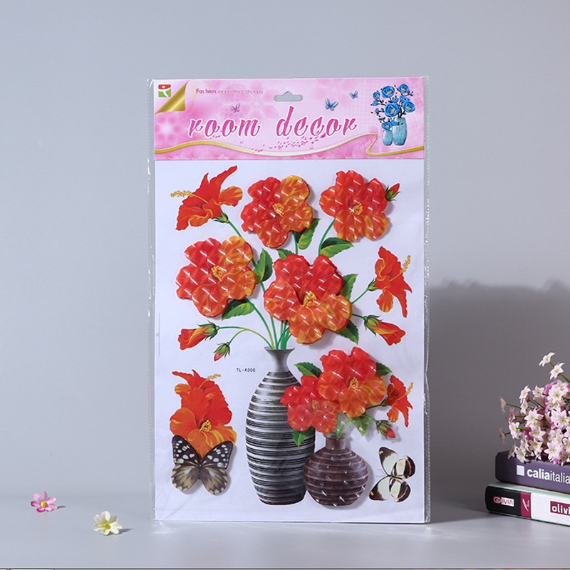 Tranh Dán Tường Hoa Nổi 3D Trang Trí Nhà Cửa Akii Home NC15