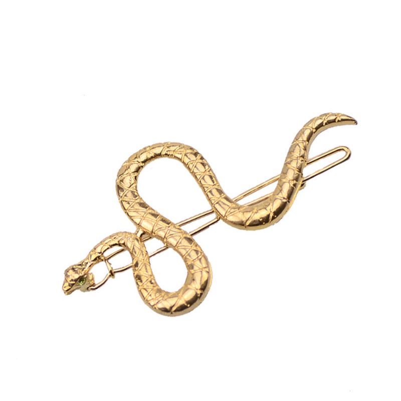 Kẹp Tóc Hình Rắn Bằng Hợp Kim Phong Cách Boho Cho Nữ