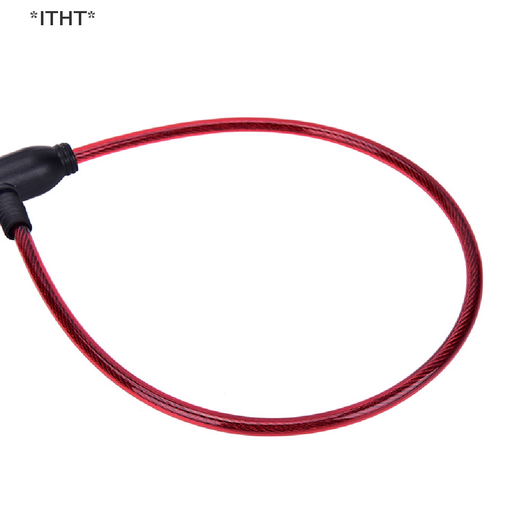 Khóa xe đạp/ scooter chống trộm 8x640mm kèm 2 chìa khóa chất lượng cao