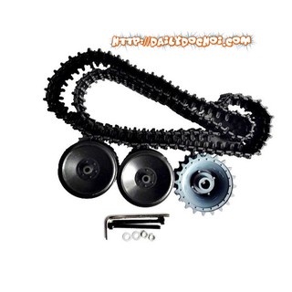 Xuongpin.vn bộ bánh xích xe tăng robot kèm cả khớp nối có bán rời từng bộ phận,hàng mới 100%