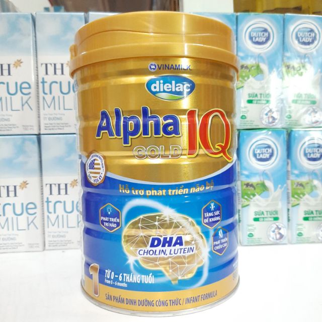 💦💦 Sữa Vinamilk Dielac Alpha Gold 1-900g cho bé 0-6 tháng