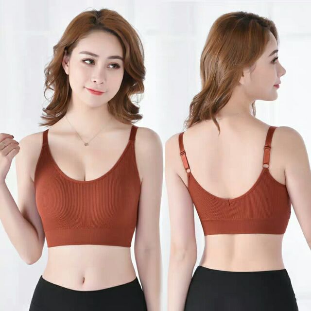 [Mã 11FASHIONSALE1 giảm 10K đơn 50K] bra 1811 yoga gym thể thao dáng ngắn ôm ngực áo lót nữ | WebRaoVat - webraovat.net.vn