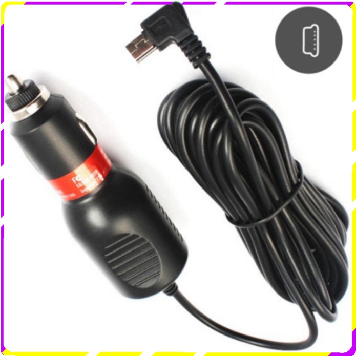 Dây nguồn dùng cho camera hành trình cắm tẩu Mini USB ô tô thương hiệu Phisung PS204 | BigBuy360 - bigbuy360.vn