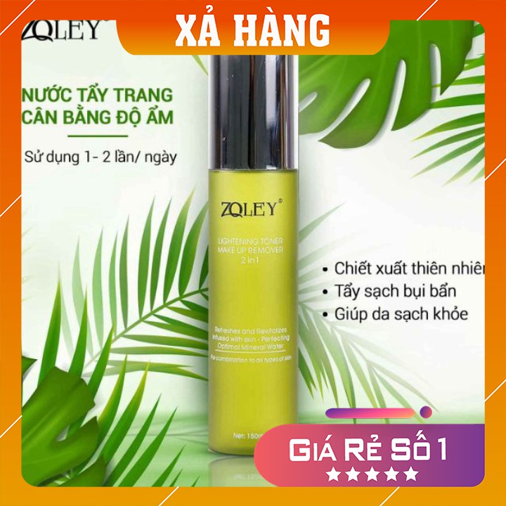 Nước tẩy trang toner zoley