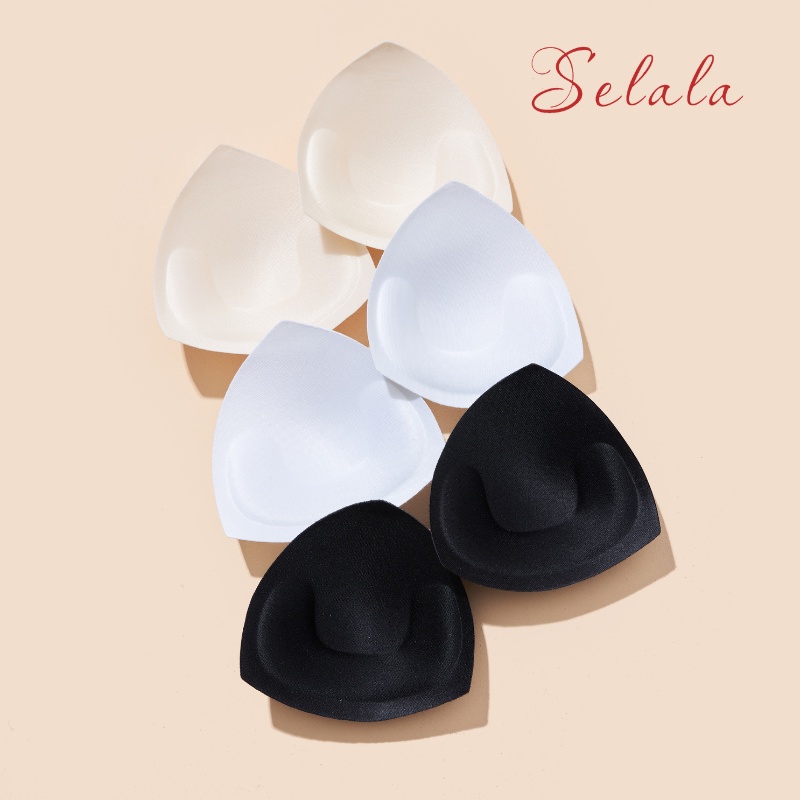 Miếng Mút Độn Selala Nâng 1.5cm Thiết Kế Tam Giác Giảm Xô Lệch Mềm Mại Pk20