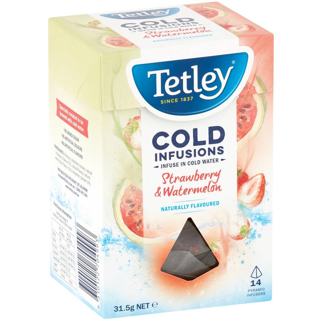 Trà trái cây thanh lọc detox giải khát cho cơ thể TETLEY COLD INFUSION