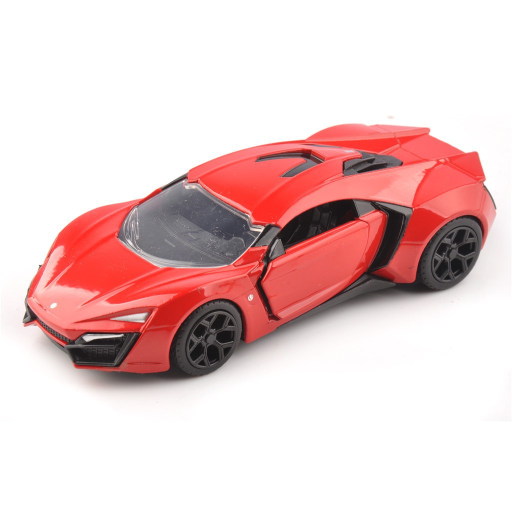 Mô Hình Xe Hơi Lykan Hypersport Màu Đỏ Cỡ 1/32