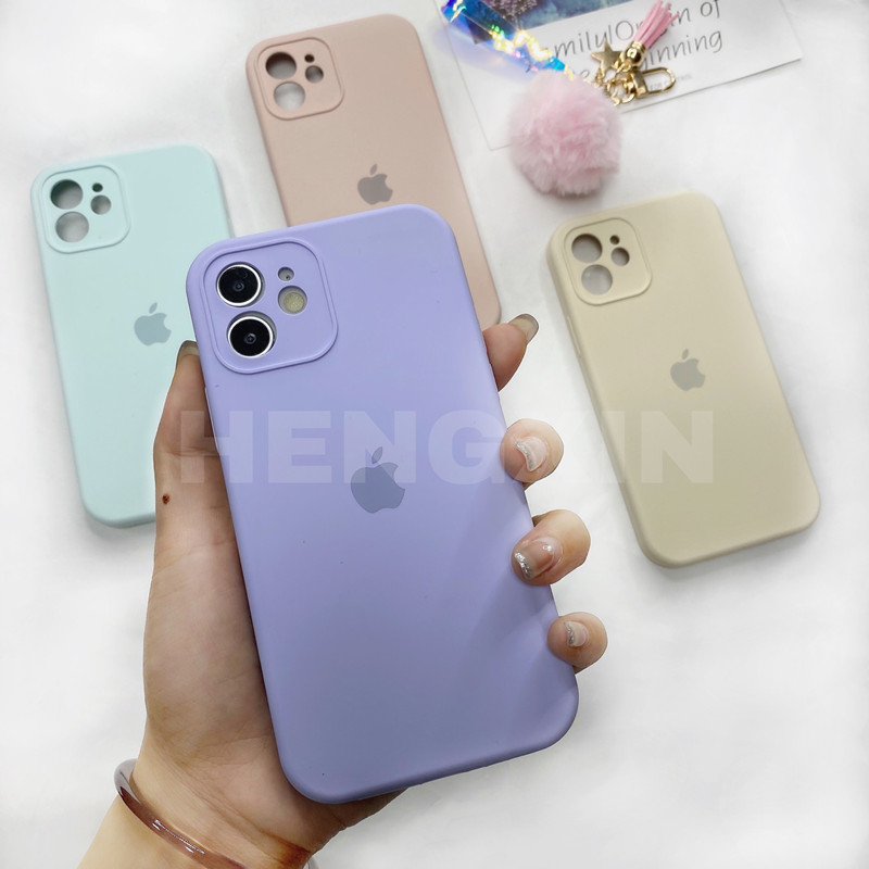 Ốp điện thoại mềm hình vuông cho 7 7 plus 8 8 plus x xr xs 11 12 pro max plus pro max | BigBuy360 - bigbuy360.vn