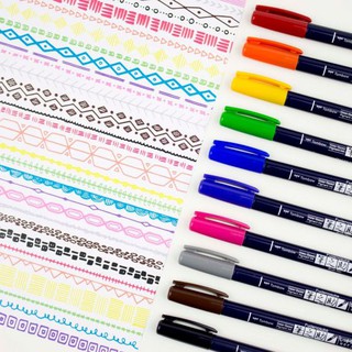 Bộ bút Fudenosuke nhiều màu