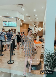 VÁY KẺ BBR CỔ TIM SO HOT