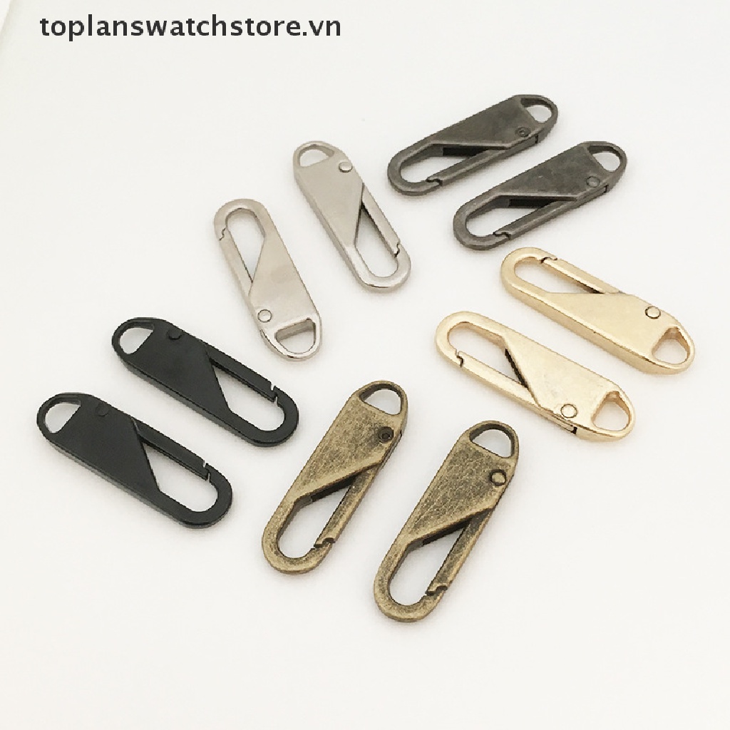 Toplanswatchstore Bộ Dụng Cụ Sửa Chữa Dây Kéo Đầu Kim Loại Có Khóa Kéo DIY